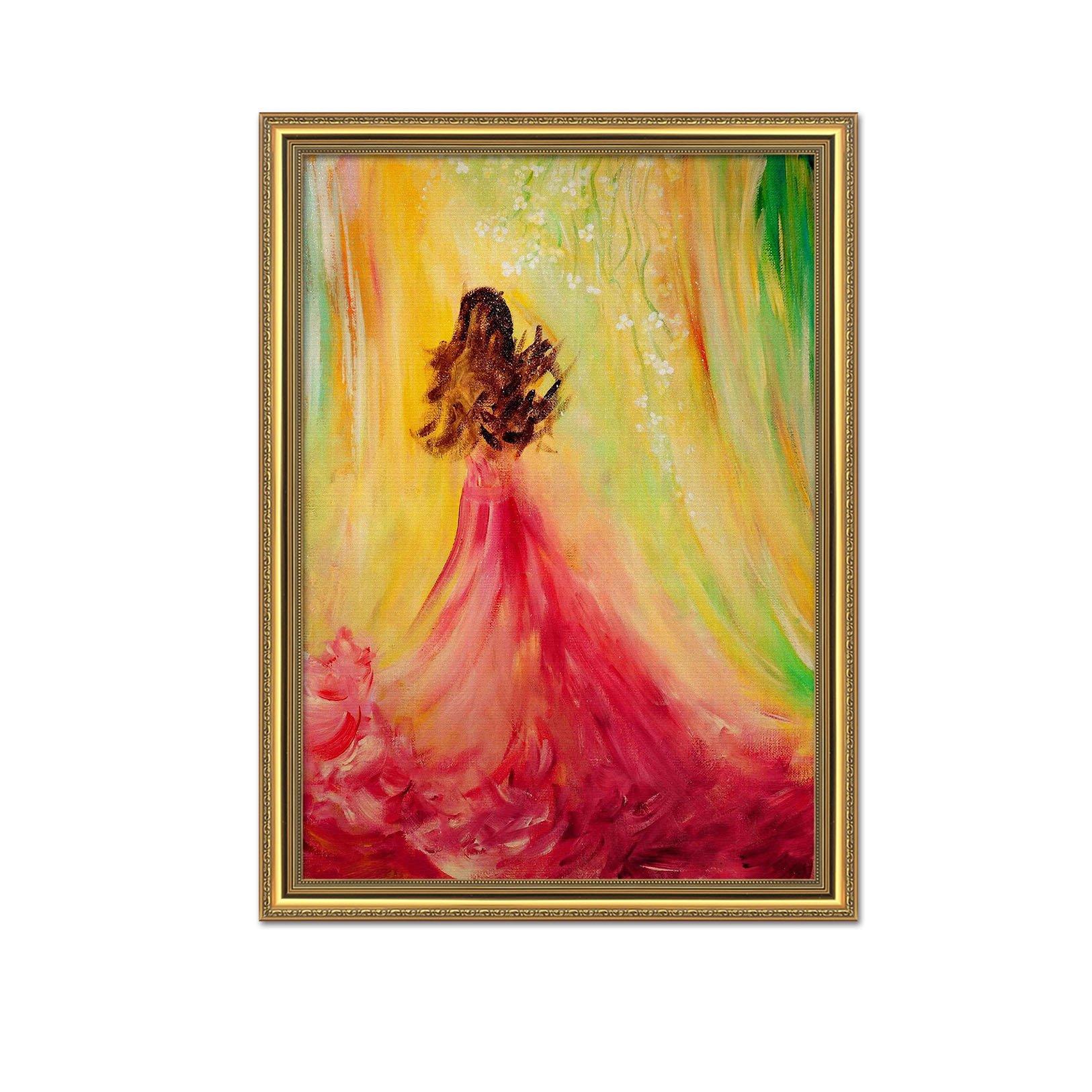 3D Beautiful Back 124 Fake Framed Print Painting Wallpaper AJ Creativity Home 