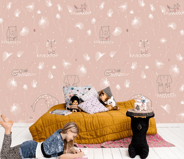 3D Hippo Feather 877 Wallpaper AJ Wallpaper 2 