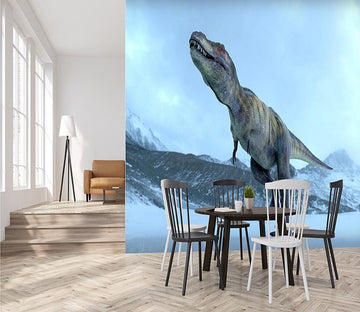 3D Glacier Dinosaur 077 Wallpaper AJ Wallpaper 