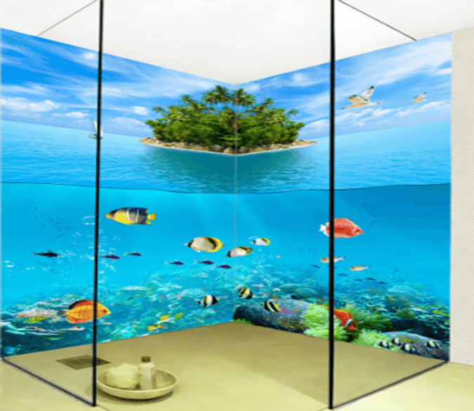 3D Island 118 Floor Mural Wallpaper AJ Wallpaper 2 