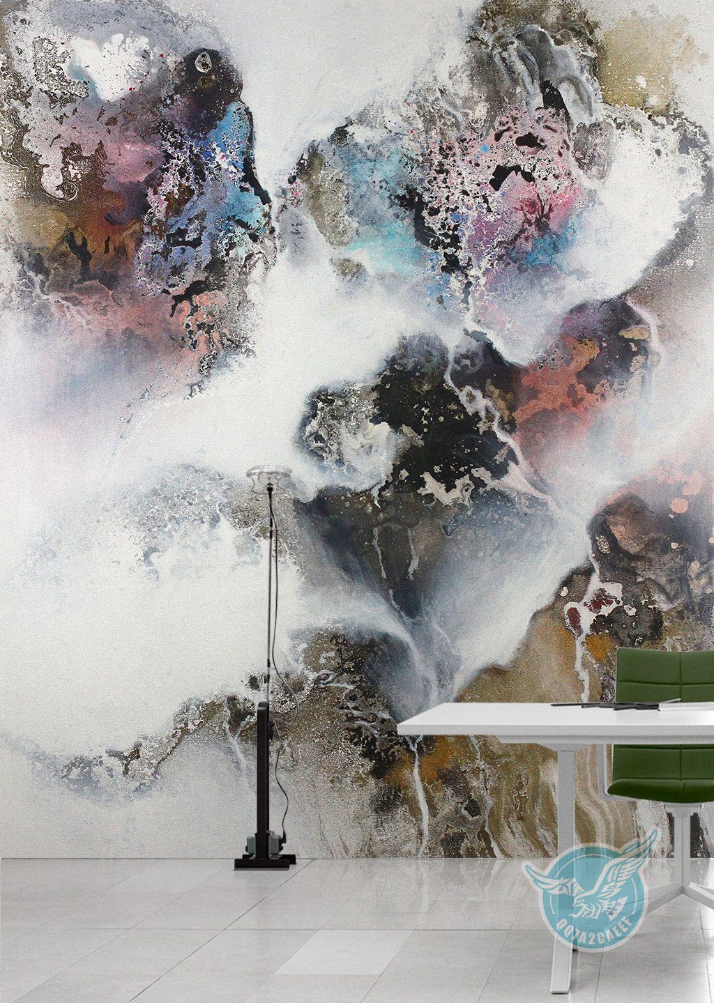 3D Painted Map 301 Wall Murals Wallpaper AJ Wallpaper 2 