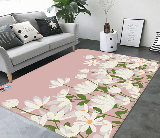 3D Painting Flower Group 256 Non Slip Rug Mat Mat AJ Creativity Home 
