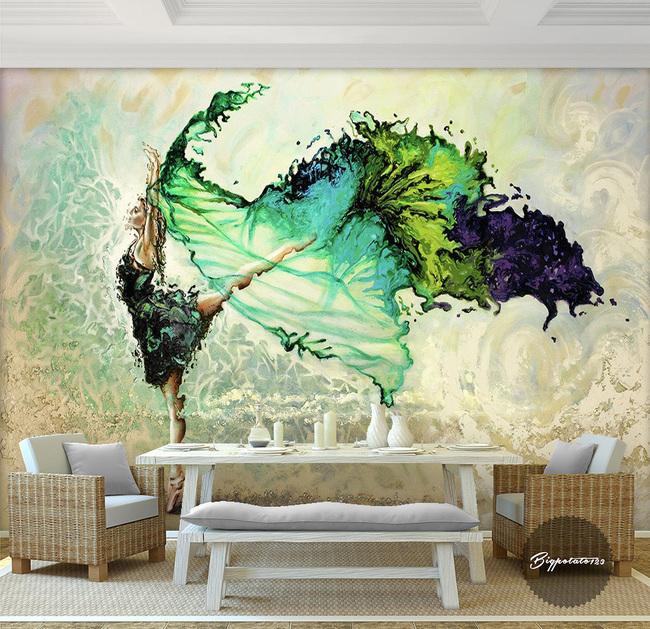 3D Abstract Dance 185 Wall Murals Wallpaper AJ Wallpaper 2 