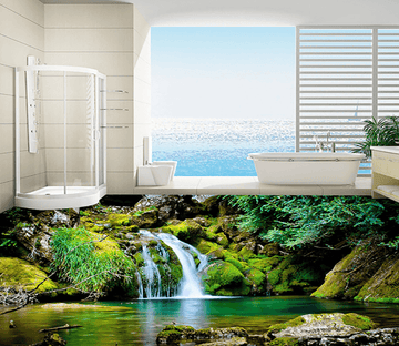 3D Lake Water 118 Floor Mural Wallpaper AJ Wallpaper 2 