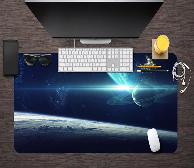 3D Earth Galaxy 056 Desk Mat Mat AJ Creativity Home 