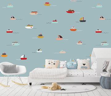 3D Cartoon Ship 089 Wallpaper AJ Wallpaper 