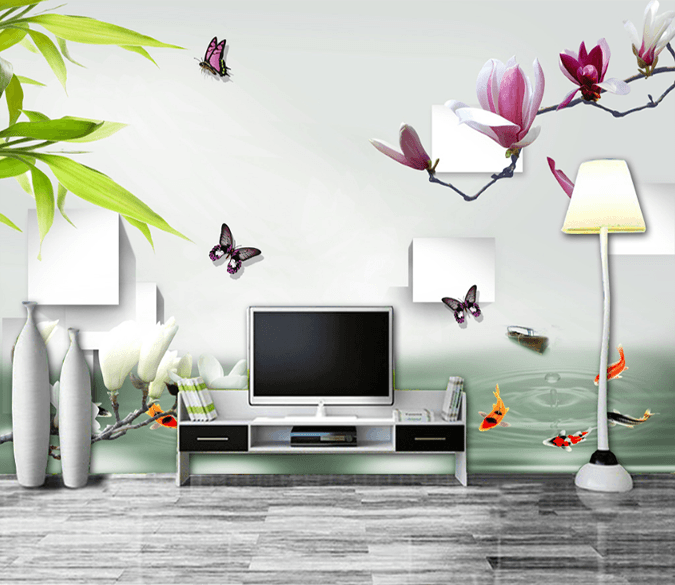 3D Falling Petals 104 Wallpaper AJ Wallpaper 