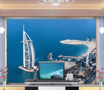 3D Broad Sea City 813 Wallpaper AJ Wallpaper 2 