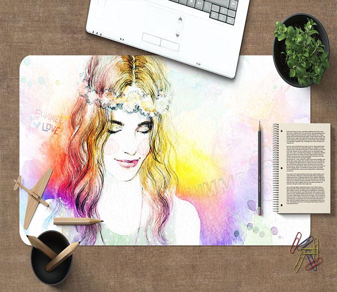 3D Painting Hanging Eye 072 Desk Mat Mat AJ Creativity Home 