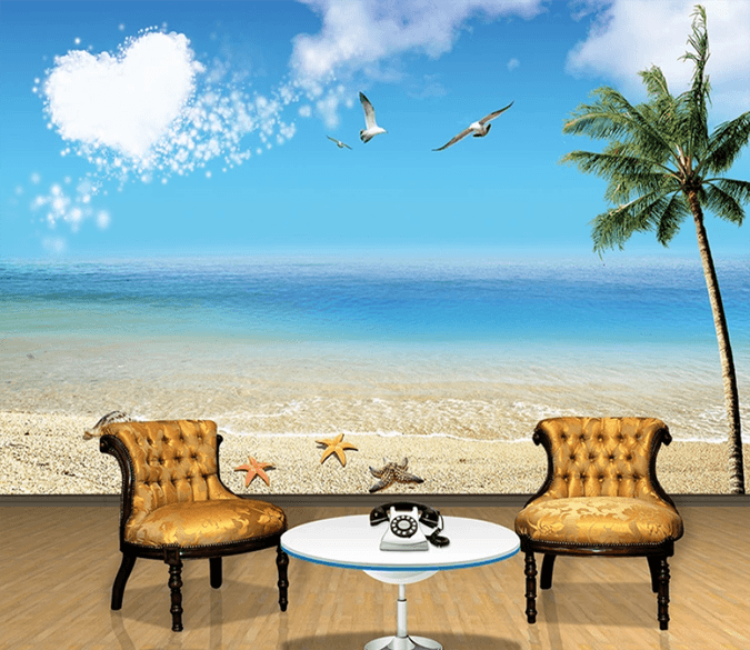 3D Beach Starfish 783 Wallpaper AJ Wallpaper 2 