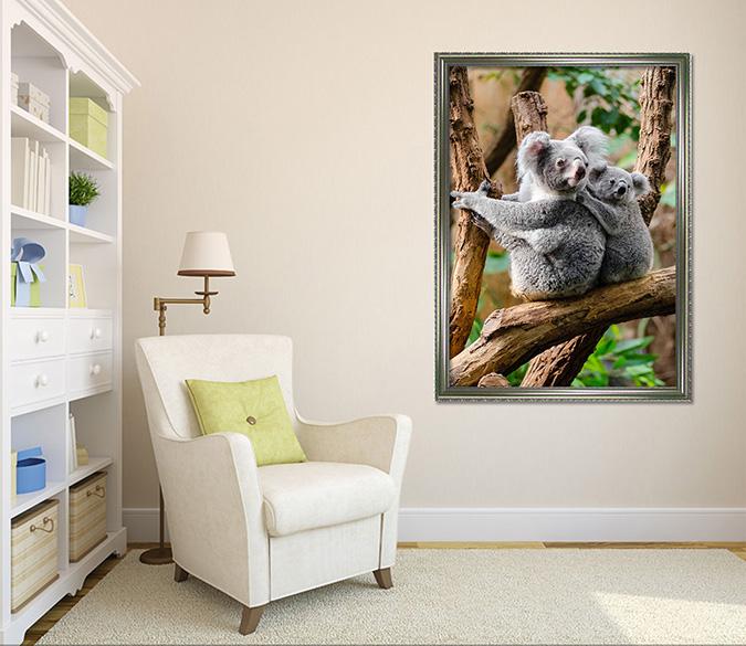 3D Leisurely Sun 056 Fake Framed Print Painting Wallpaper AJ Creativity Home 