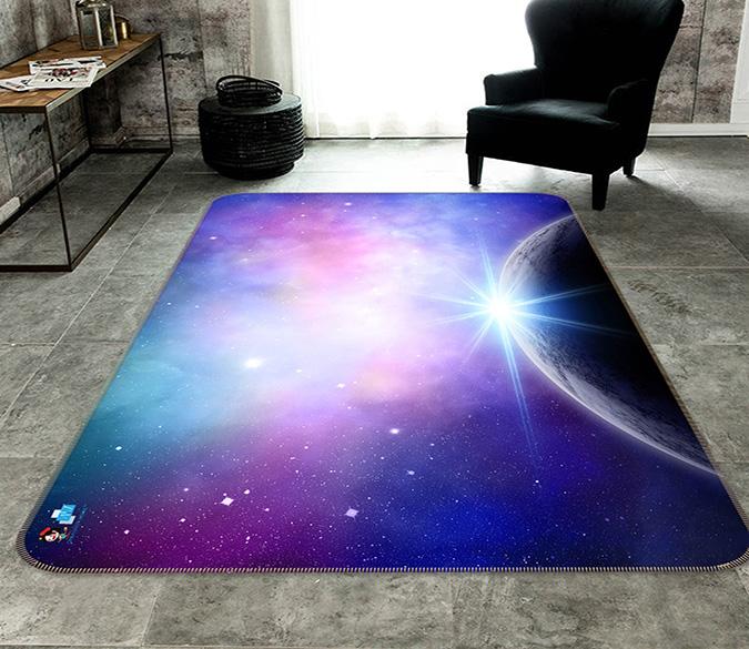 3D Planet Shining 182 Non Slip Rug Mat Mat AJ Creativity Home 