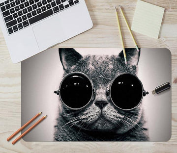 3D Glasses Cat 039 Desk Mat Mat AJ Creativity Home 