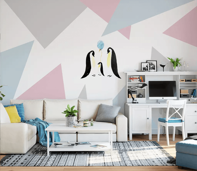 3D Family Penguin 1491 Wallpaper AJ Wallpaper 2 