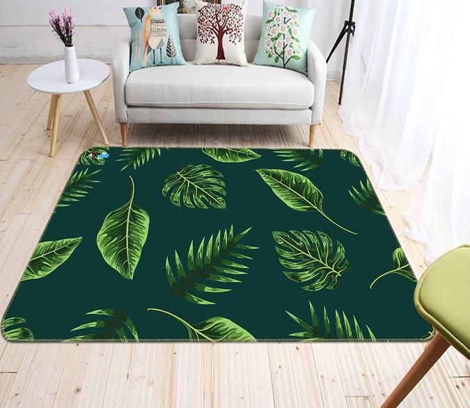 3D Oil Painting Plant 009 Non Slip Rug Mat Mat AJ Creativity Home 