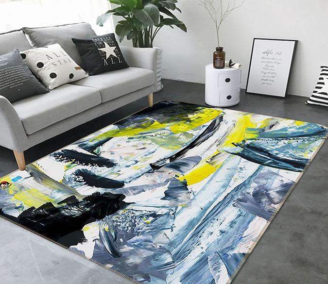 3D Graffiti Ink 313 Non Slip Rug Mat Mat AJ Creativity Home 