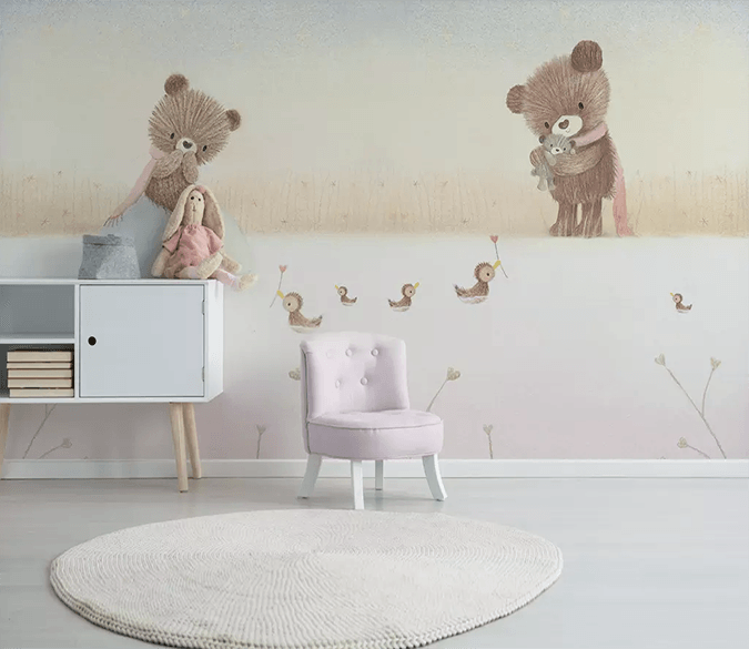 3D Cartoon Cute Bear 289 Wallpaper AJ Wallpaper 2 