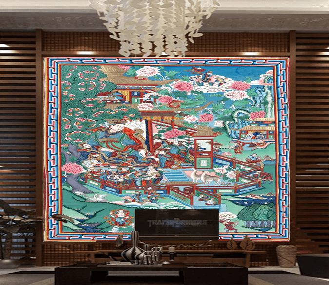 3D Thangka Sakyamuni 1666 Wallpaper AJ Wallpaper 