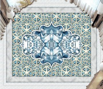 3D Big Diamond 221 Floor Mural Wallpaper AJ Wallpaper 2 