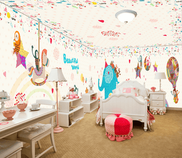 3D Surrounding Flowers 481 Wallpaper AJ Wallpaper 