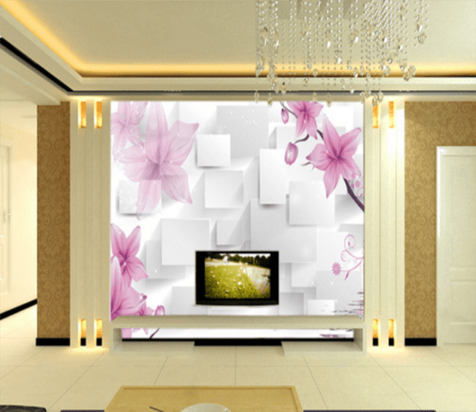 3D Transparent Flower 041 Wallpaper AJ Wallpaper 