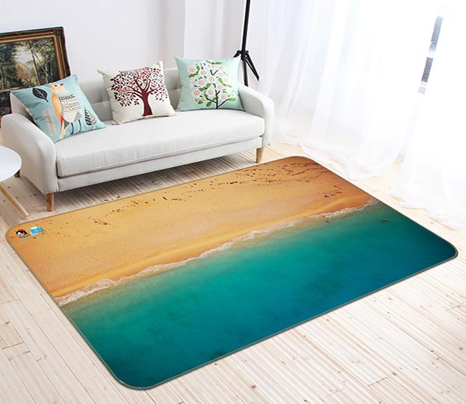 3D Calm Beach 227 Non Slip Rug Mat Mat AJ Creativity Home 