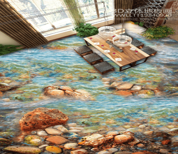 3D Redstone 064 Floor Mural Wallpaper AJ Wallpaper 2 