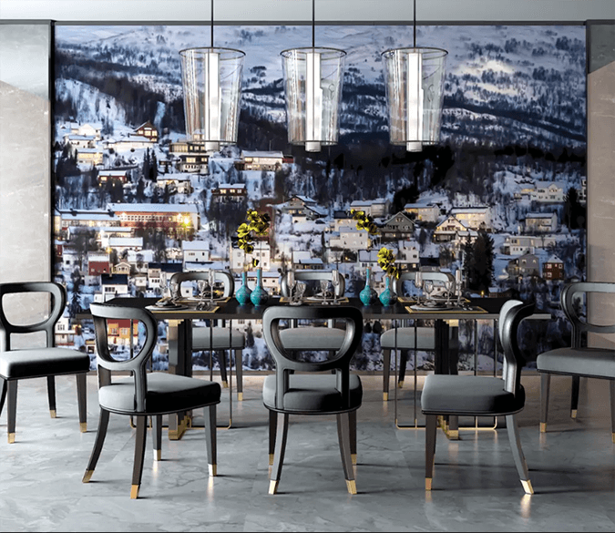 3D Small Town Light 1518 Wallpaper AJ Wallpaper 2 