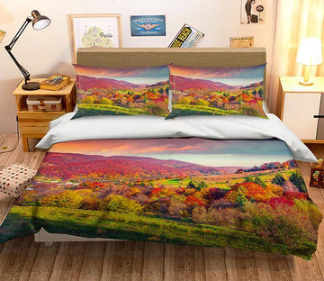 3D Forest Field 043 Bed Pillowcases Quilt Wallpaper AJ Wallpaper 