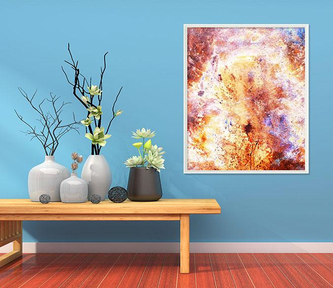 3D Bright Sand 120 Fake Framed Print Painting Wallpaper AJ Creativity Home 