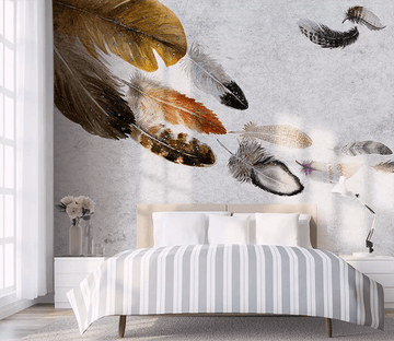 3D Feather Flying 330 Wallpaper AJ Wallpaper 2 