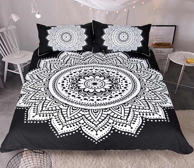 3D Black Lotus 146 Bed Pillowcases Quilt Wallpaper AJ Wallpaper 
