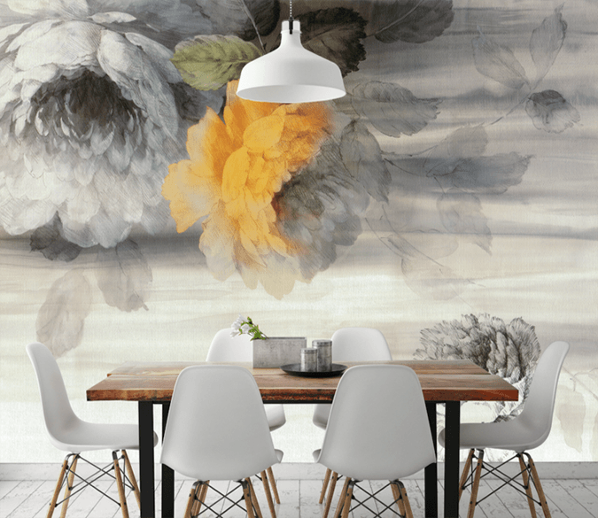 3D Sketch Flower 195 Wallpaper AJ Wallpaper 