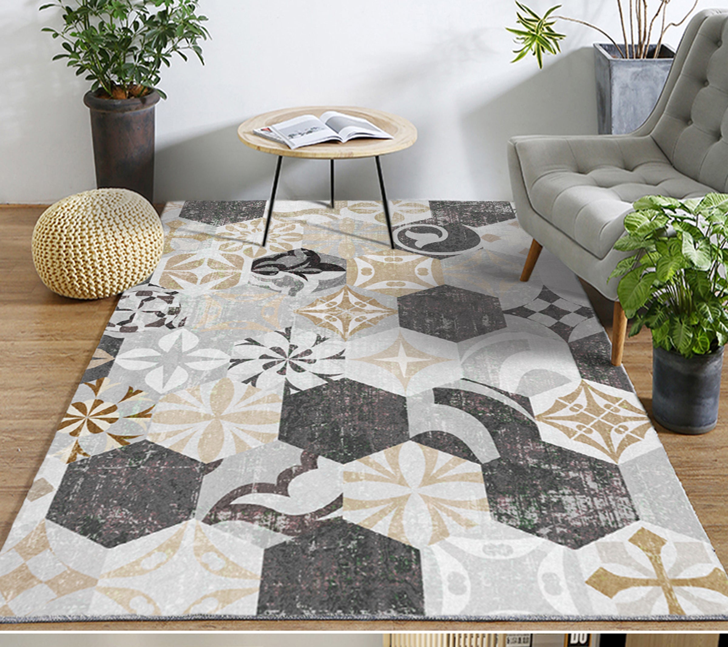 3D Color Pattern WG543 Non Slip Rug Mat Mat AJ Creativity Home 