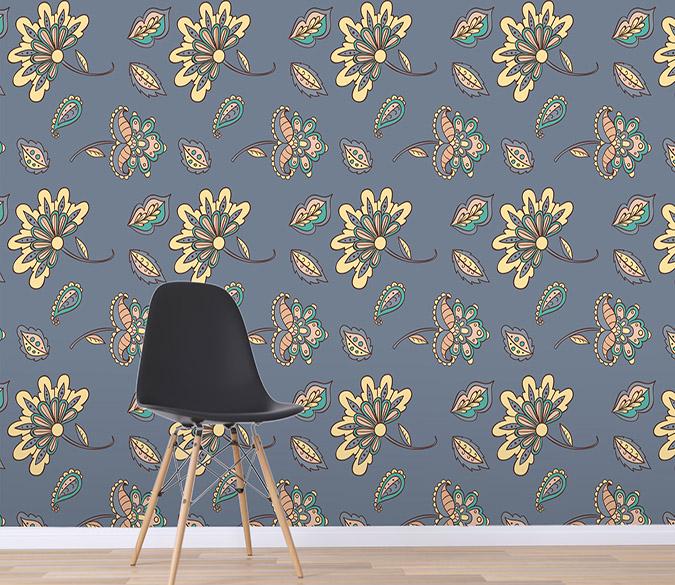 3D Flower Leaf Pattern 255 Wallpaper AJ Wallpaper 
