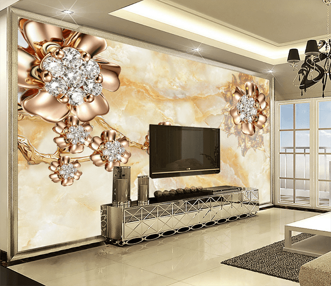 3D Jewelry Crystal 273 Wallpaper AJ Wallpaper 