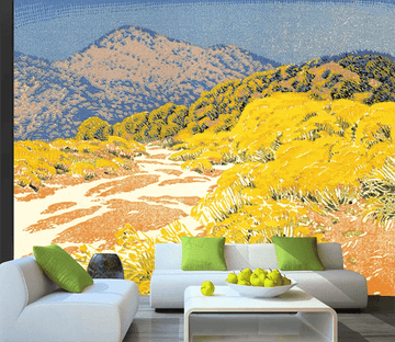 3D Color Carving Autumn Maple 1621 Wallpaper AJ Wallpaper 2 