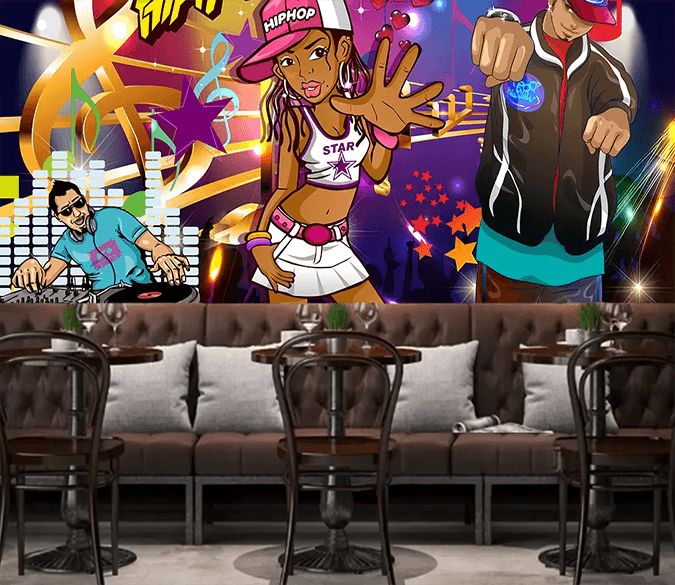 3D Black Girl DJing 375 Wallpaper AJ Wallpaper 2 