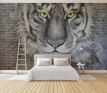 3D Tiger Head 217 Wallpaper AJ Wallpaper 
