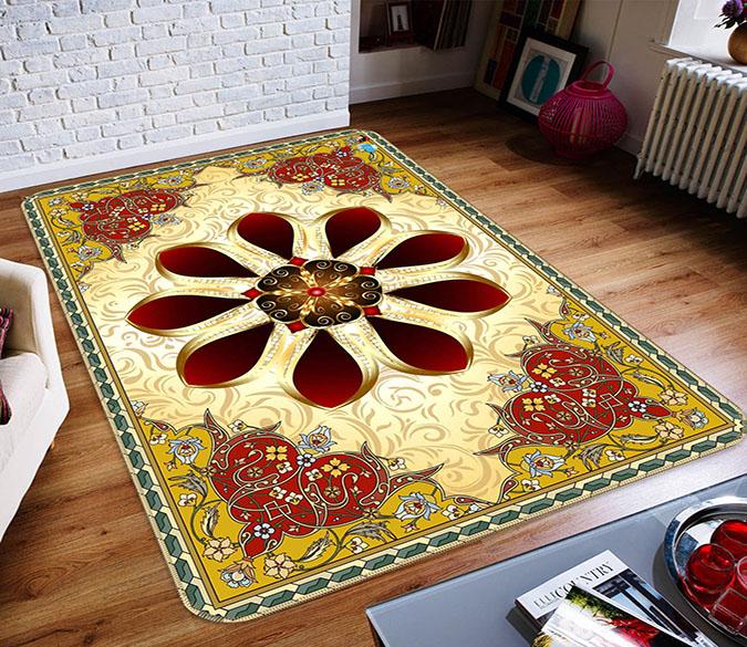 3D Euporean Pattern 638 Non Slip Rug Mat Mat AJ Creativity Home 