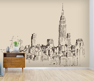 3D City Painting 008 Wallpaper AJ Wallpaper 