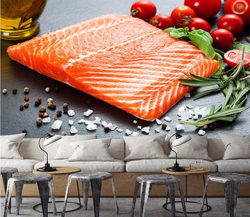 3D Fish Steak Holy Fruit 097 Wallpaper AJ Wallpaper 