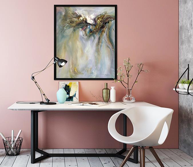 3D Bright Color 106 Fake Framed Print Painting Wallpaper AJ Creativity Home 