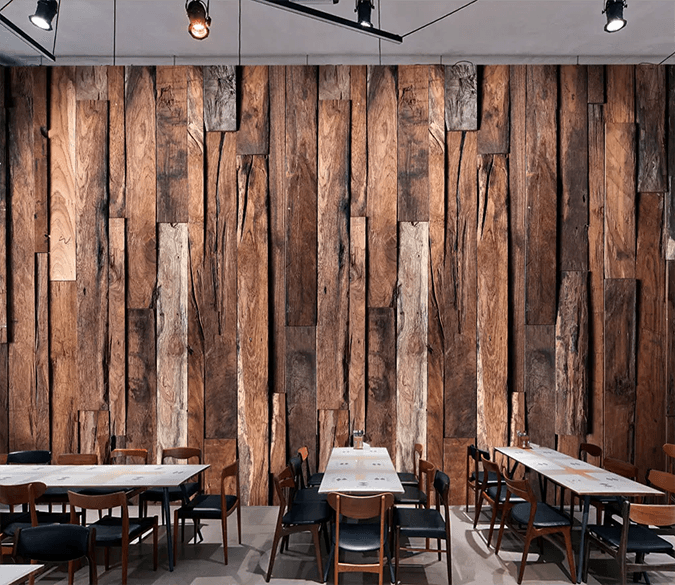 3D Vertical Wooden Wall 117 Wallpaper AJ Wallpaper 2 