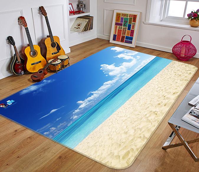 3D Beach Cloud 648 Non Slip Rug Mat Mat AJ Creativity Home 