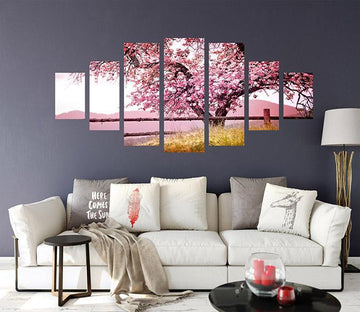 3D Beautiful Tree 022 Unframed Print Wallpaper Wallpaper AJ Wallpaper 