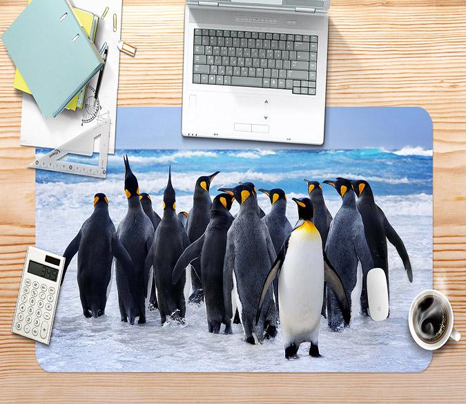 3D Penguin Group 107 Desk Mat Mat AJ Creativity Home 