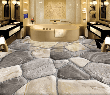 3D Paving Stones 144 Floor Mural Wallpaper AJ Wallpaper 2 