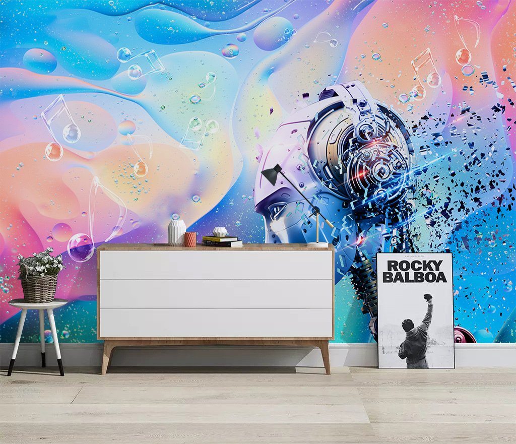 3D Listen To Music 689 Wall Murals Wallpaper AJ Wallpaper 2 