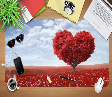 3D LoveTree 041 Desk Mat Mat AJ Creativity Home 